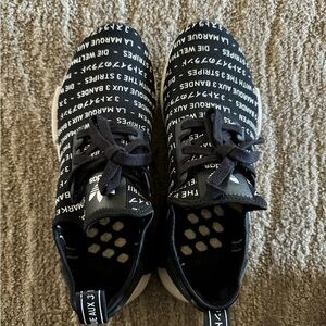 Men’s adidas shoes sneakers black and white US size 10